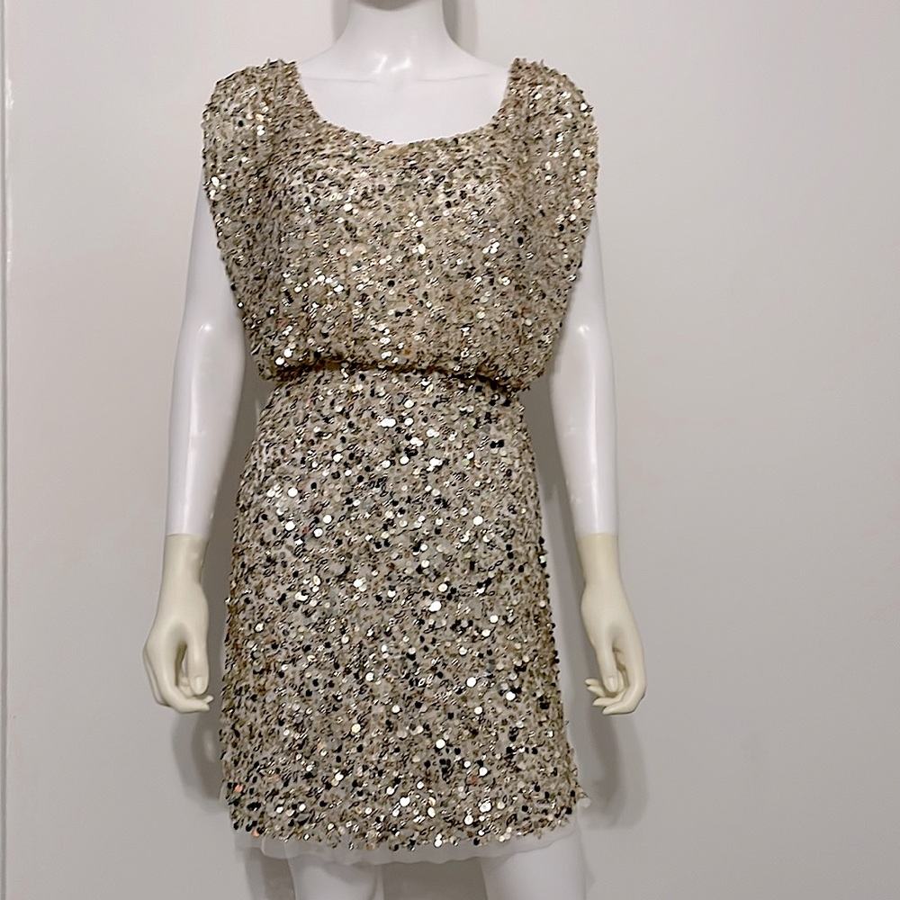 Aidan Mattox Sequin Mini Dress